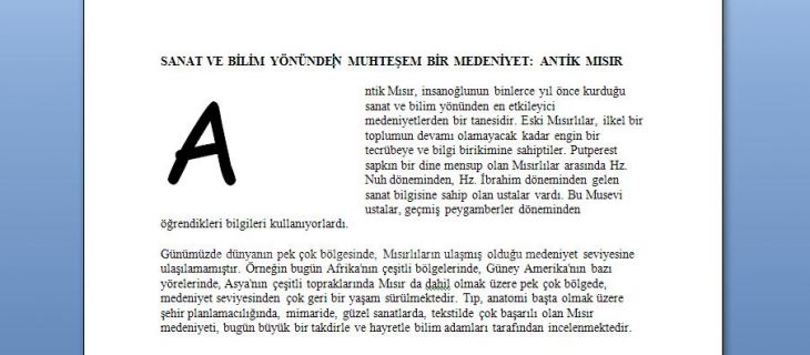 Word 2007 - Başlangıcı Büyüt