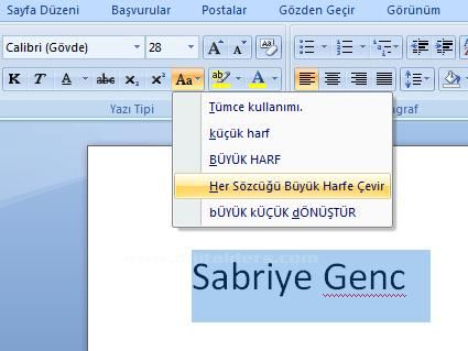 Büyük Harf Küçük Harf Değiştir