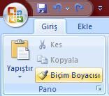 Word 2007 - Biçim kopyalama