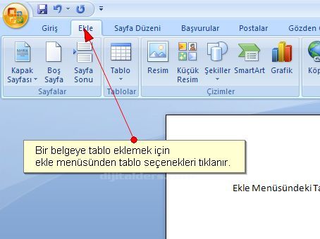 EKLE MENÜSÜ