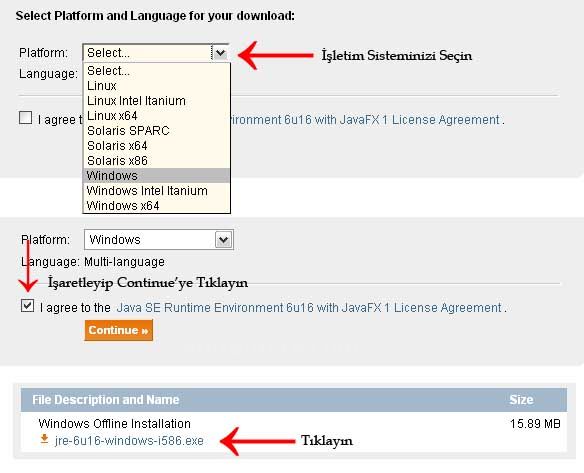 Jre, Jdk, Netbeans Kurulumu