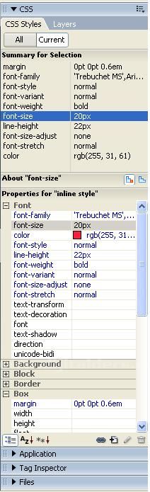 CSS Cascading style sheets