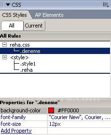 Adobe Dreamweaver CS3 harici dosyadan sayfa içine alma