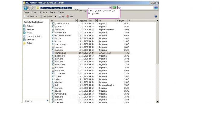 Java İle İlk Program Kodunun Çalıştırılması