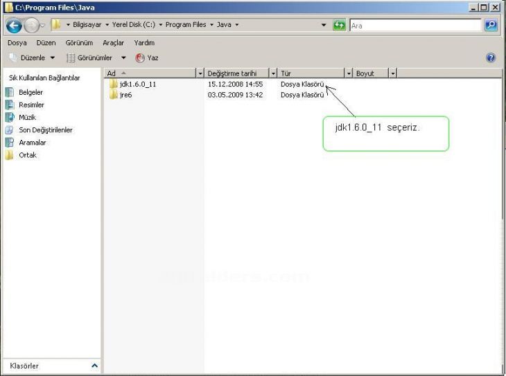Java İle İlk Program Kodunun Çalıştırılması