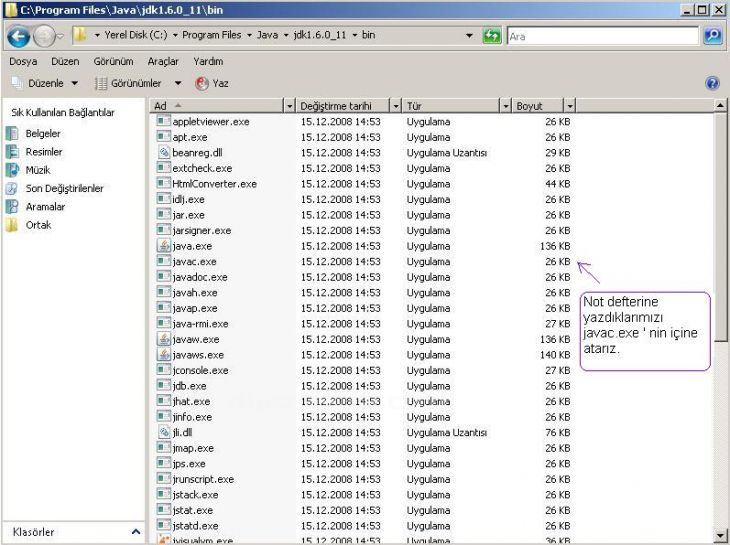 Java İle İlk Program Kodunun Çalıştırılması