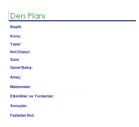 Office 2007 Word Şablonları
