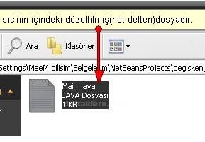 Netbeans Projelerinde Kullanılan Klasörlerin Yerleri Ve Anlamları