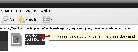 Netbeans Projelerinde Kullanılan Klasörlerin Yerleri Ve Anlamları