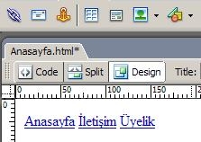 Dreamweaver da site map hazırlama