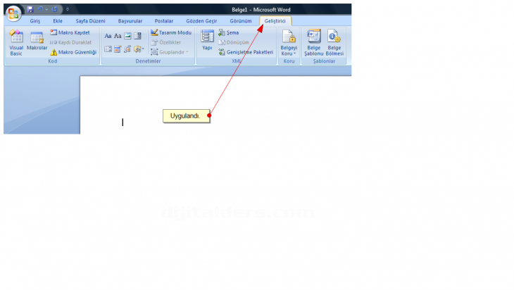 Office 2007 Word Seçenekleri