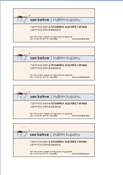 Office 2007 Word Şablonları