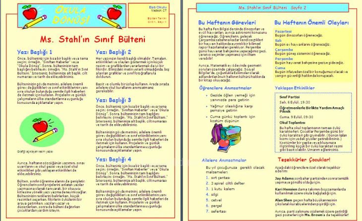 Office 2007 Word Şablonları