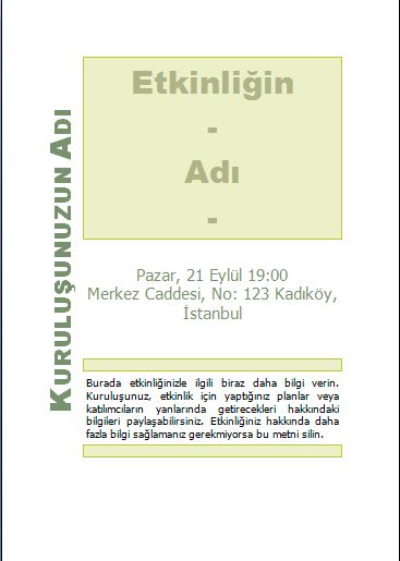 Office 2007 Word Şablonları