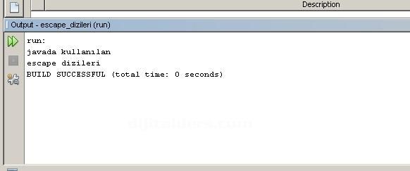 Java Da Kullanılan Escape Dizileri Escape Dizi Örnekleri