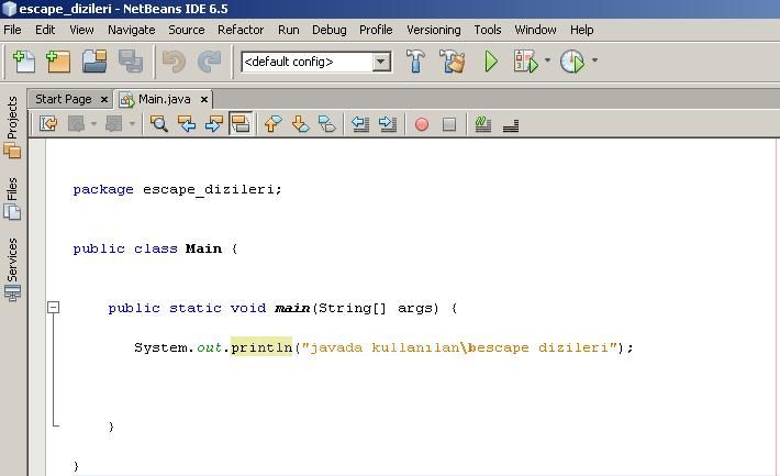 Java Da Kullanılan Escape Dizileri Escape Dizi Örnekleri