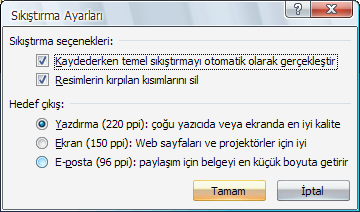 Office 2007 Farklı Kaydet Menüsü