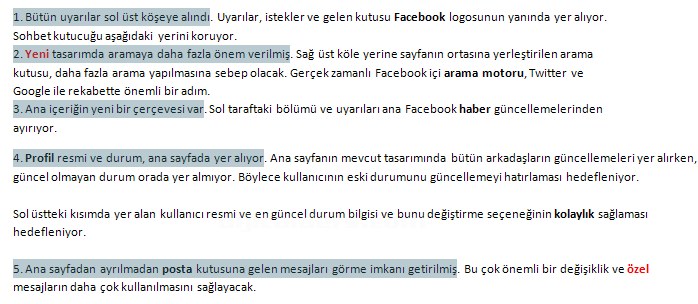 Office 2007 Seçme İşlemleri
