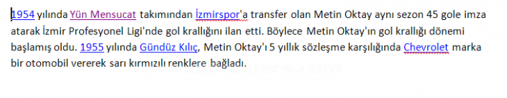 Office 2007 Seçme İşlemleri