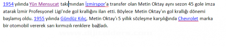 Office 2007 Seçme İşlemleri