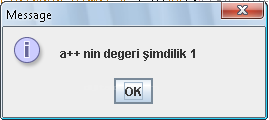 Javada Opeatorler Mod Operatörü, Aritmetik Atama Operatörü, Arttırma Azaltma Operatörleri, Iliskisel Operatorler Ve Kısa Devre Iliskisel Operatörler, Kısa Devre İliskisel Operatorler, ? Operatoru