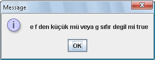 Javada Opeatorler