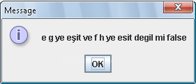 Javada Opeatorler