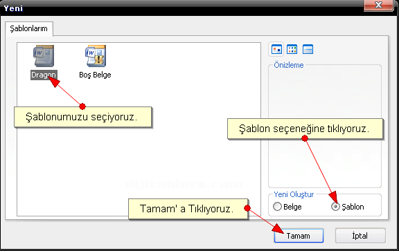 Office 2007 Şablonlar