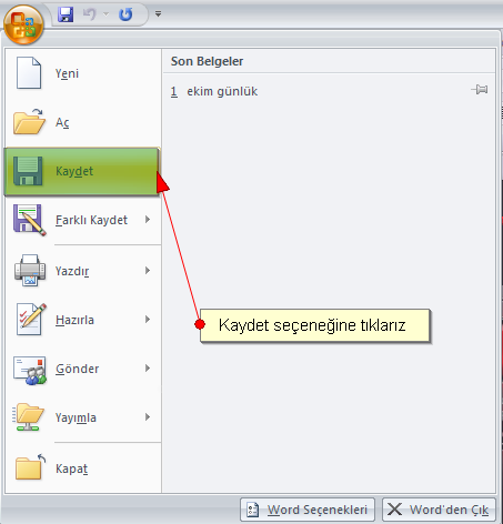 Office 2007 Şablonlar