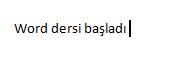 Office 2007 De Seçme İşlemleri,taşıma, Kopyalama, Geri Alma, Yineleme İşlemleri