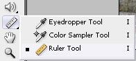 Eye Dropper, Color Sampler Tools,  Ruler Tool