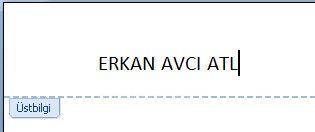 Office 2007 Altbilgi Ve Üstbilgi Kullanımı