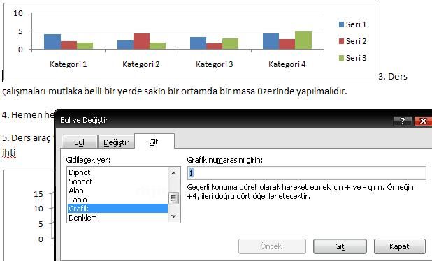 Office 2007 Bul, Değiştir, Git Menüleri Ve Hızlı Git Menüsü