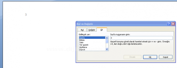 Office 2007 Bul, Değiştir, Git Menüleri Ve Hızlı Git Menüsü