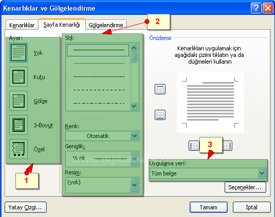 Office 2007 Sayfa Yapısı