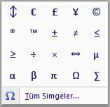 Office 2007 Simge Ekleme