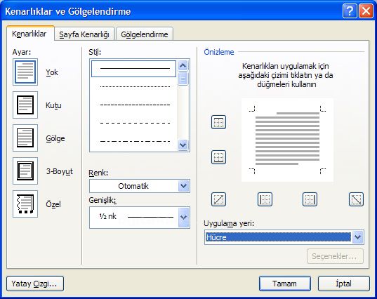Office 2007 Sayfa Yapısı