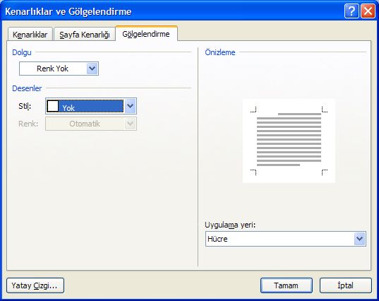 Office 2007 Sayfa Yapısı