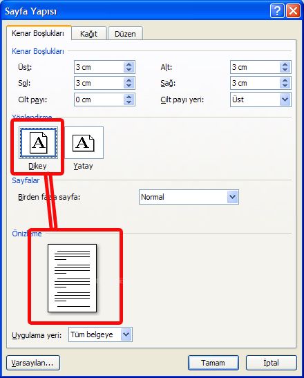 Office 2007 Sayfa Yapısı