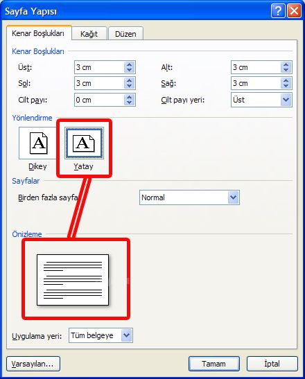 Office 2007 Sayfa Yapısı