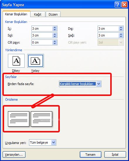 Office 2007 Sayfa Yapısı
