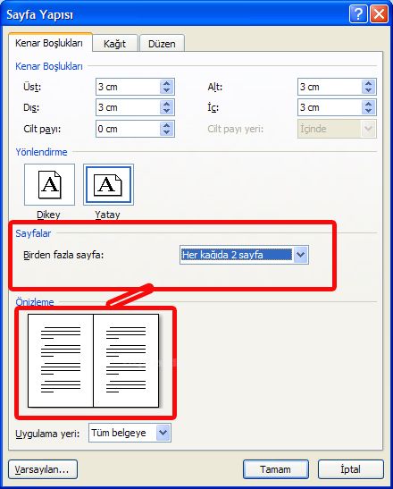 Office 2007 Sayfa Yapısı