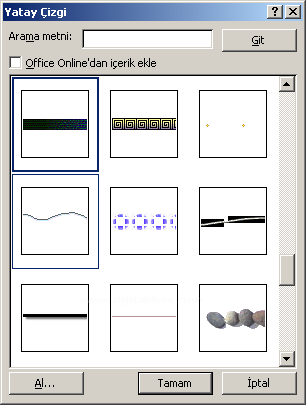 Office 2007 Kenarlıklar Ve
Gölgelendirme
