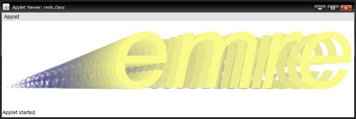 Japplet Ile Setcolor Ve Setfont Kullanımıappletler Ile Renk Ve Font Kullanımı
