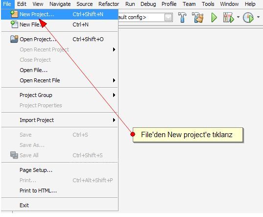 JApplet Projesinin Oluşturulması