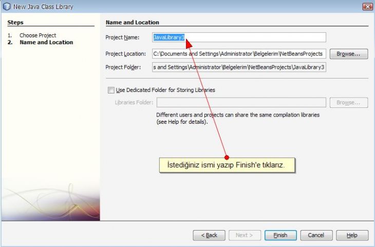 JApplet Projesinin Oluşturulması
