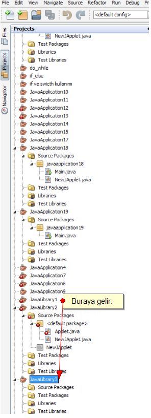 JApplet Projesinin Oluşturulması
