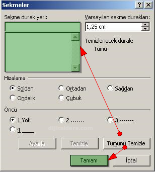Office 2007 Sekmeler