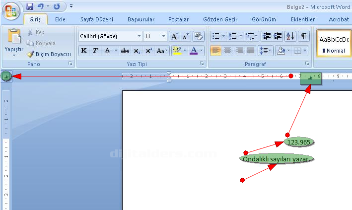 Office 2007 Sekmeler