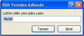 Office 2007 Stil İşlemleri